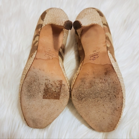 Rock Republic Camouflage Platform Espadrille Stiletto Pump 6 - Picture 9 of 12